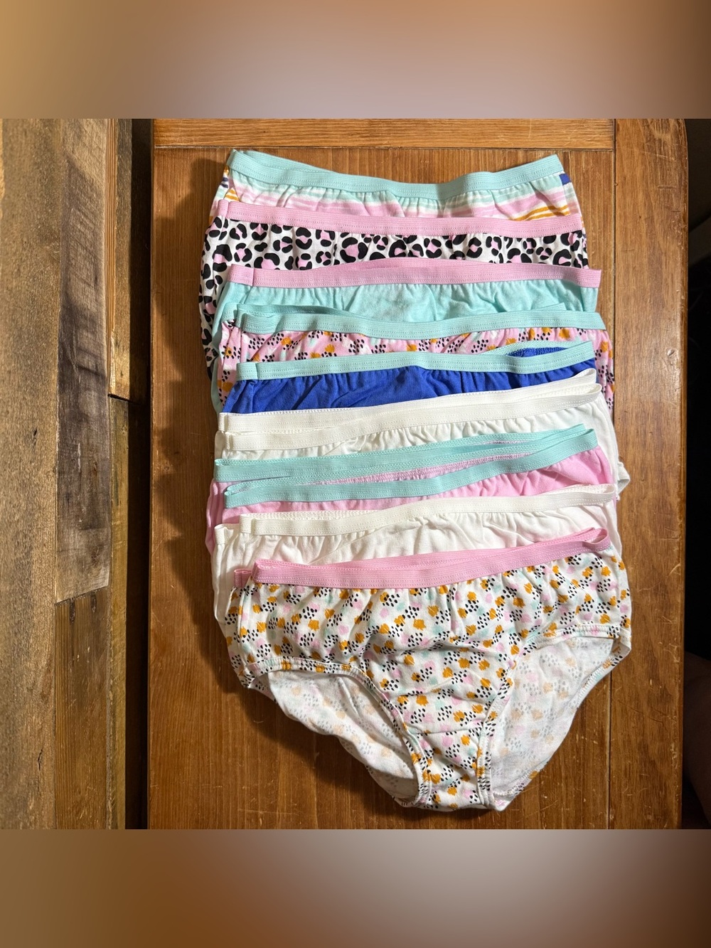 Fruit of the Loom Girls Cotton Brief Underwear Multipack size 14. NWOT. 18 Pair.